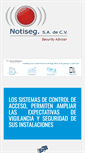 Mobile Screenshot of control-de-acceso.mx